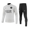 Sudadera De Entrenamiento Paris Saint-Germain Cremallera De Cuarto 23-24 Gris - Hombre